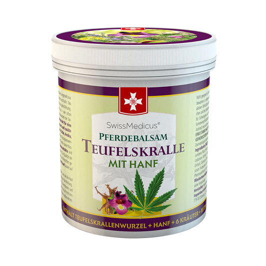 Gel de massagem com garra-do-diabo e cânhamo