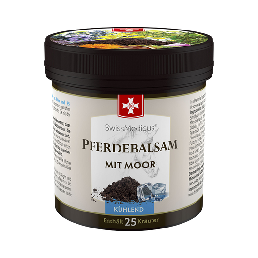 Bálsamo de cavalo efeito frio com turfa