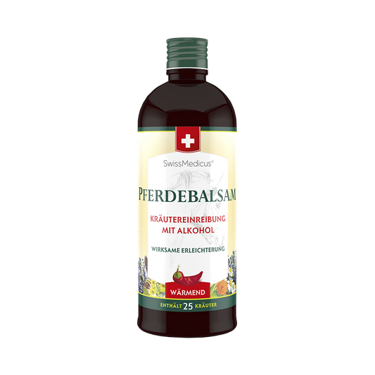 Loção alcoólica de ervas efeito calor