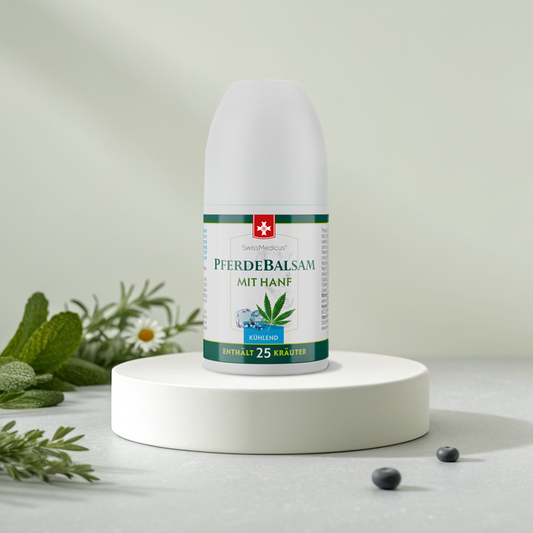 Pomada para cavalos com cânhamo refrescante ROLL-ON