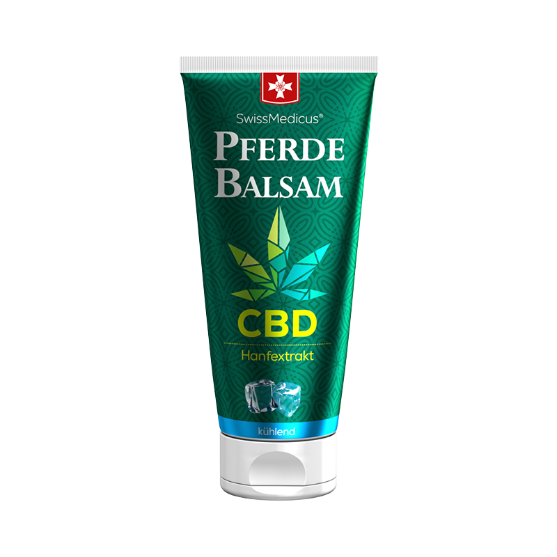 Bálsamo de cavalo com CBD refrescante