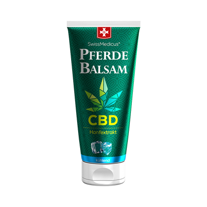 Bálsamo de cavalo com CBD refrescante