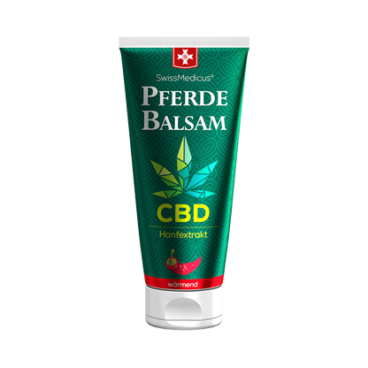 Bálsamo de cavalo com CBD quente