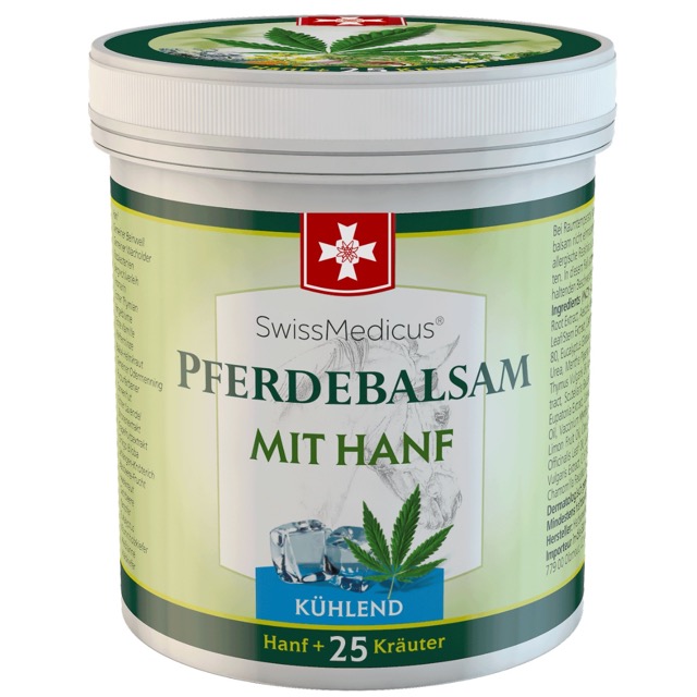 Pomada para Cavalos com Cânhamo Refrescante 500 ml